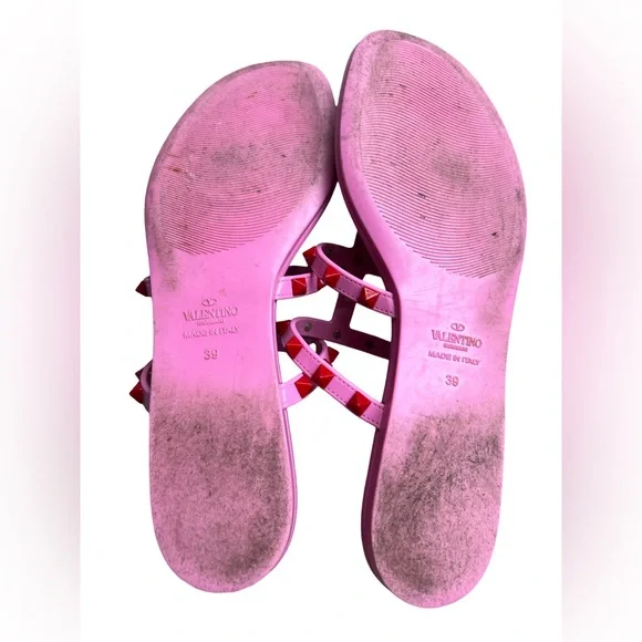 Valentino Garavani Rockstud Jelly Flat Thong - Picture 7 of 7